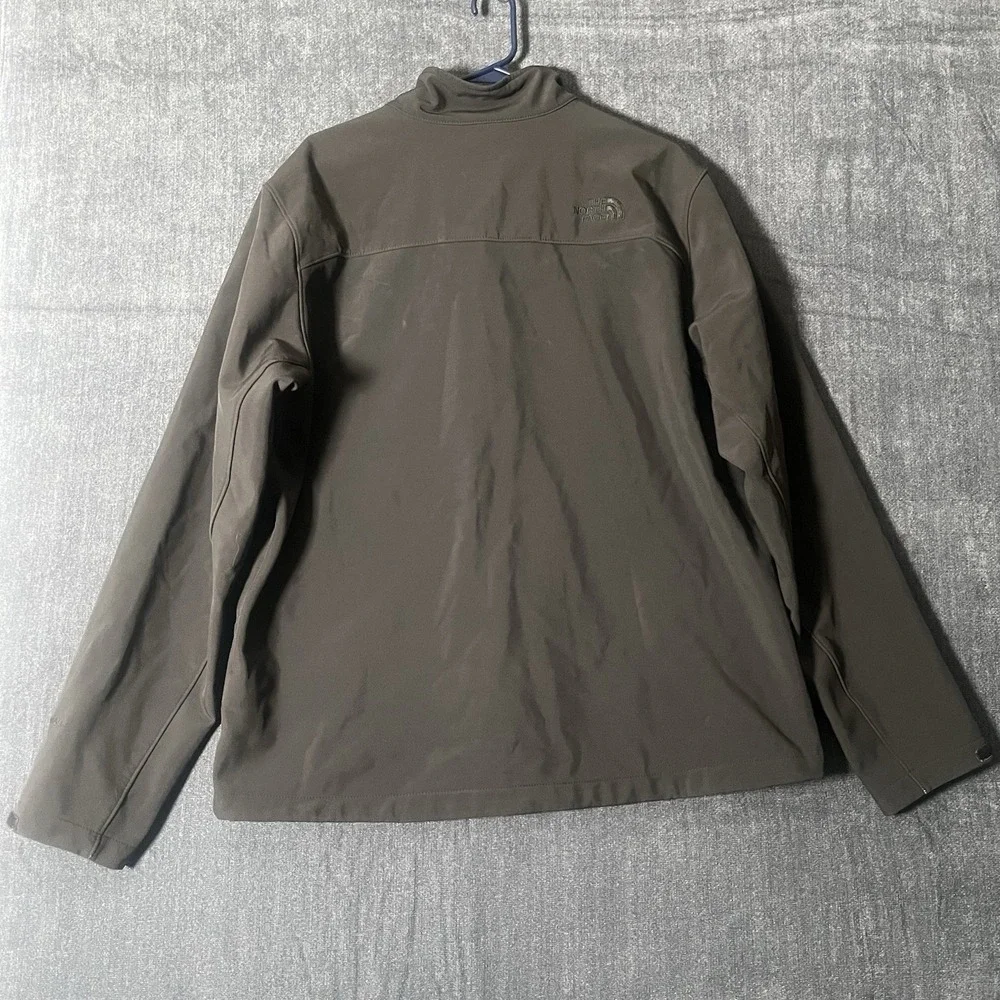 The North Face Apex Bionic Mens Jacket Large L Gray WindWall Softshell Coat